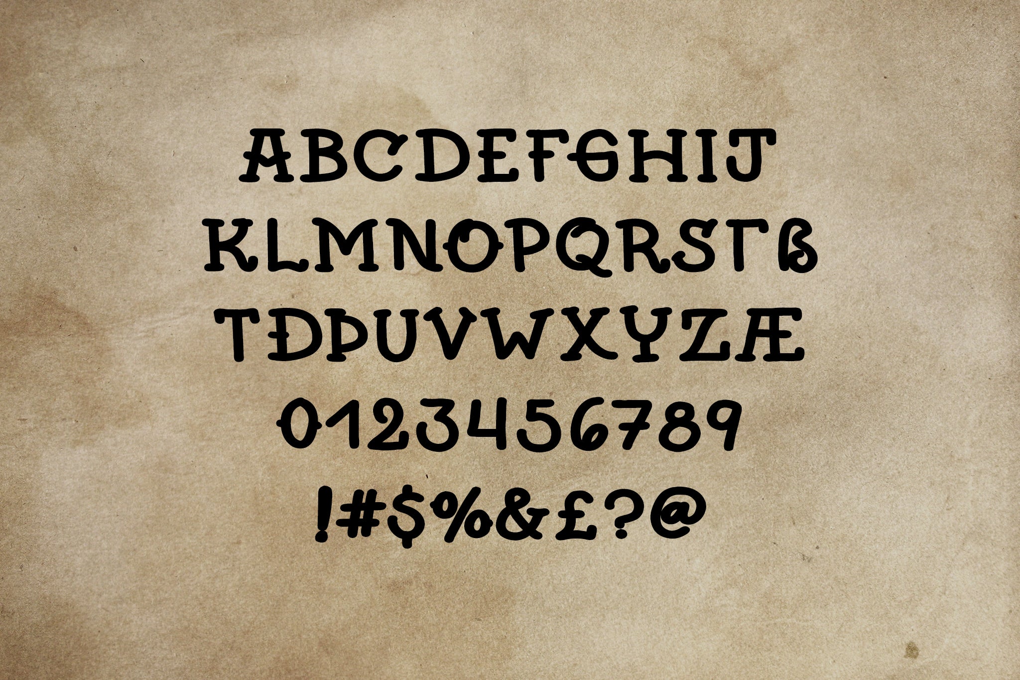 Crazy Traveler traditional tattoo font by Out of Step Font Company