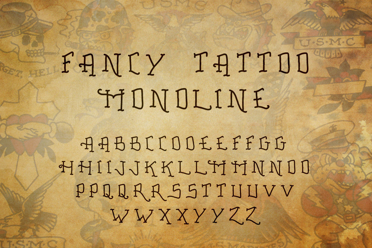 Tattoo Font Collection