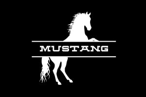 Fortitude type face country western mustang logo by Out of Step Font Company