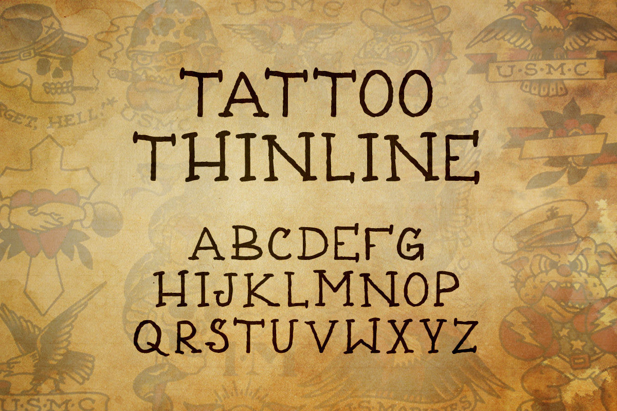 Tattoo Font Collection