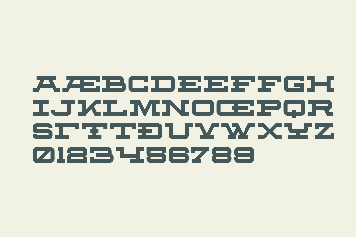 Fortitude Regular – Out Of Step Font Company