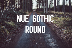 Nue Gothic Grotesque Gothic font by Out of Step Font Company