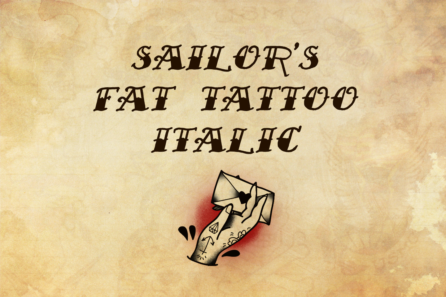Sailor's Fat Tattoo Script