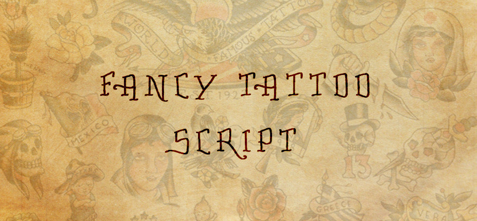Fancy Tattoo Script